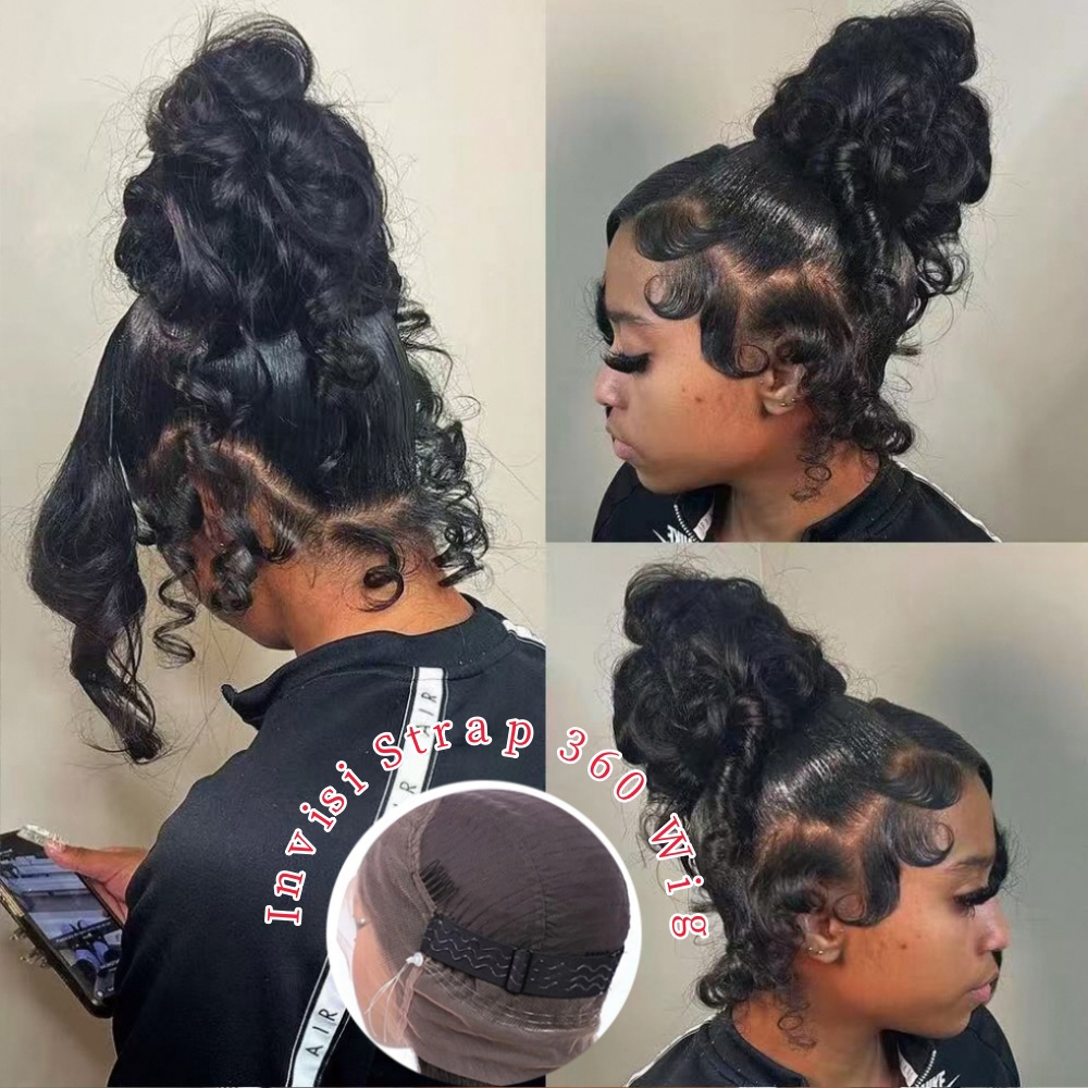 Human Hair Wigs - HD 360 شعر مستعار دانتيل كامل