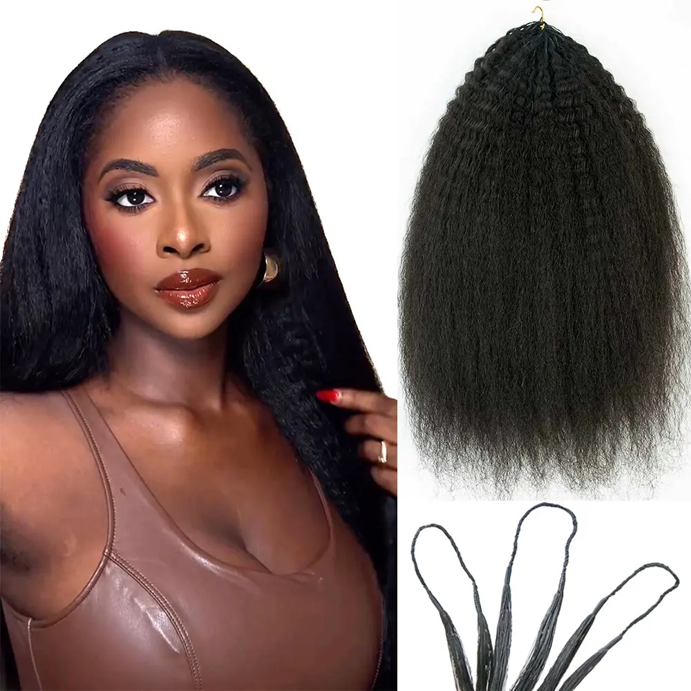 Human Hair Wigs - شعر طبيعي بشري كروشيه بدون عقدة،